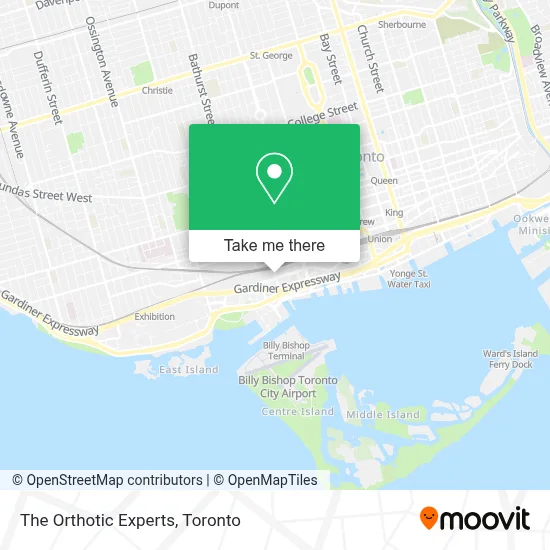 The Orthotic Experts map