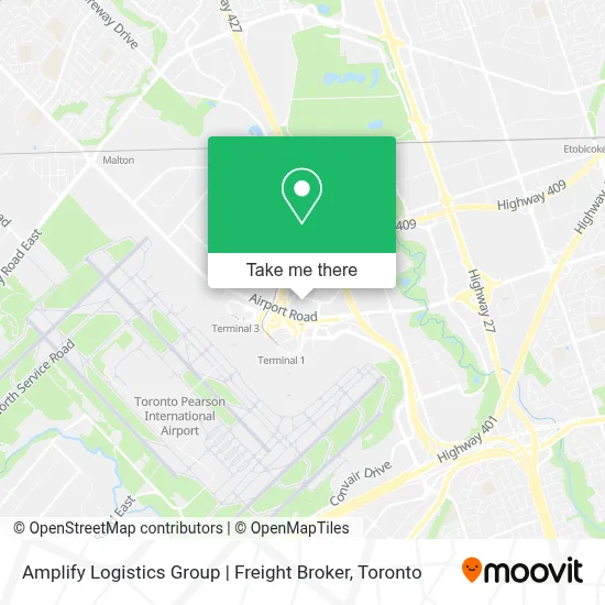 Amplify Logistics Group | Freight Broker map