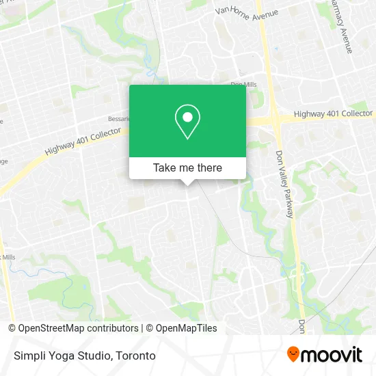 Simpli Yoga Studio map