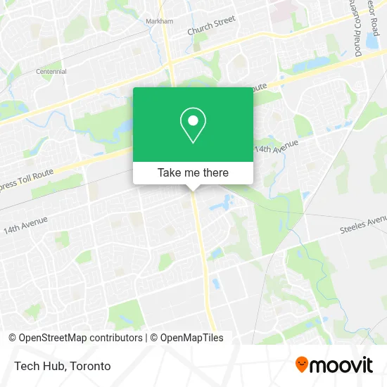 Tech Hub map