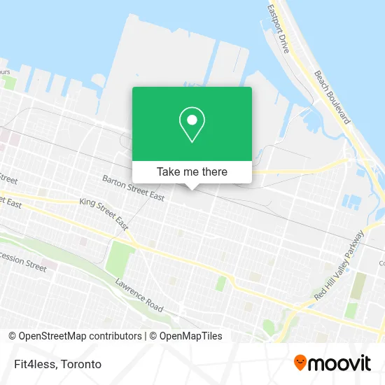 Fit4less map