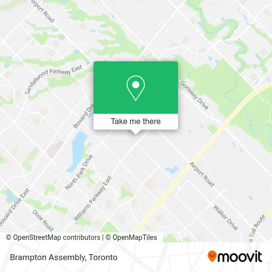 Brampton Assembly map