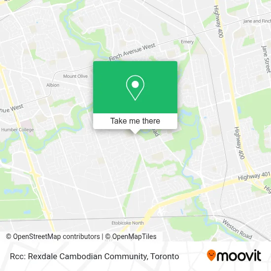Rcc: Rexdale Cambodian Community map