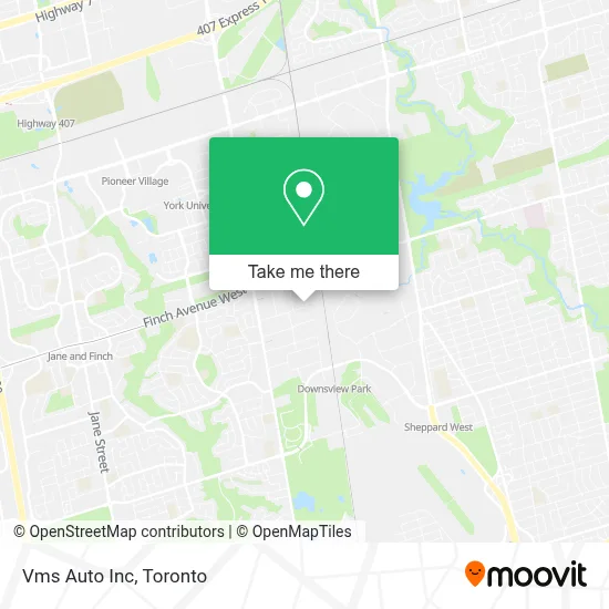 Vms Auto Inc map