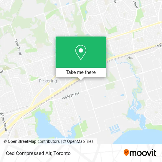 Ced Compressed Air map