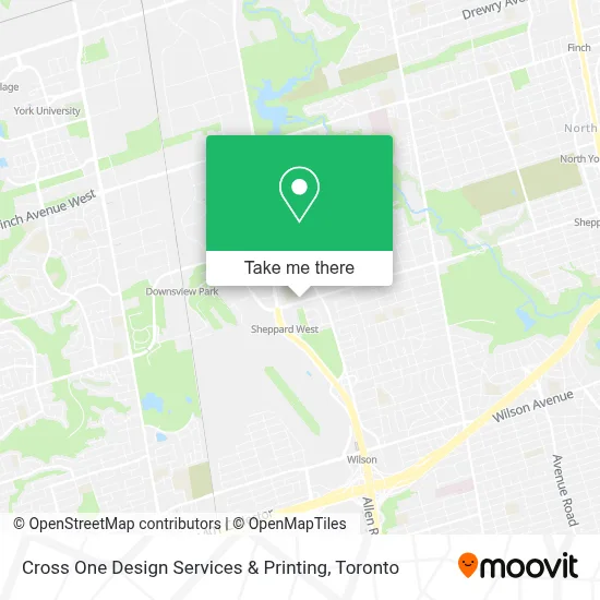 Cross One Design Services & Printing map
