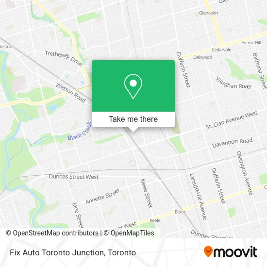Fix Auto Toronto Junction plan