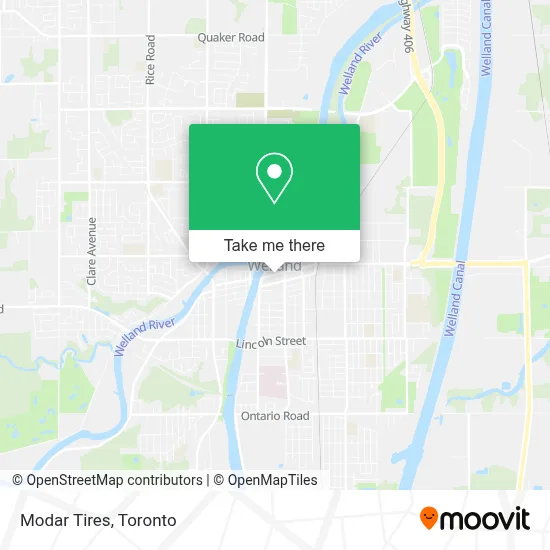 Modar Tires map