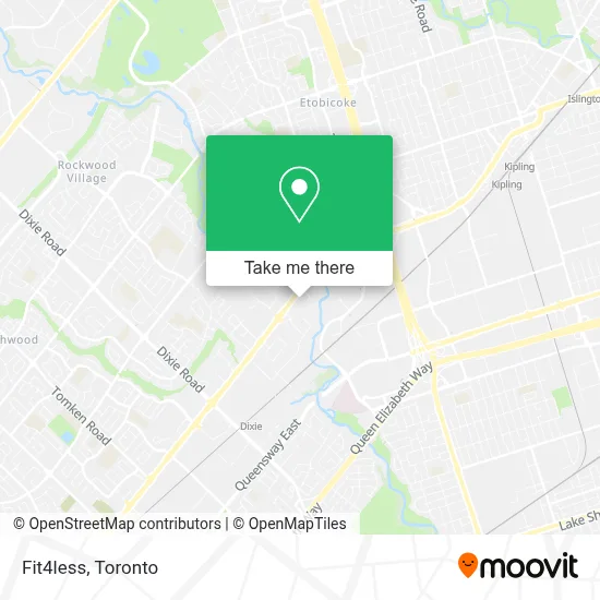 Fit4less map