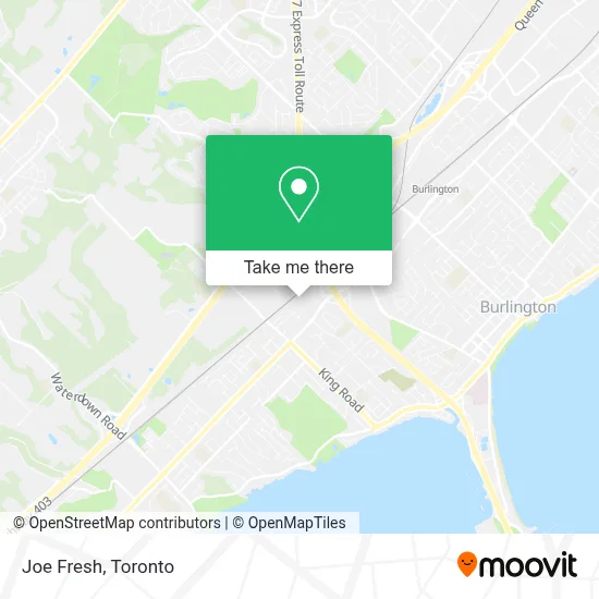 Joe Fresh map