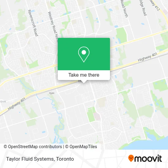 Taylor Fluid Systems map