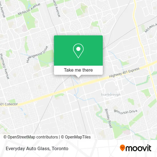 Everyday Auto Glass map