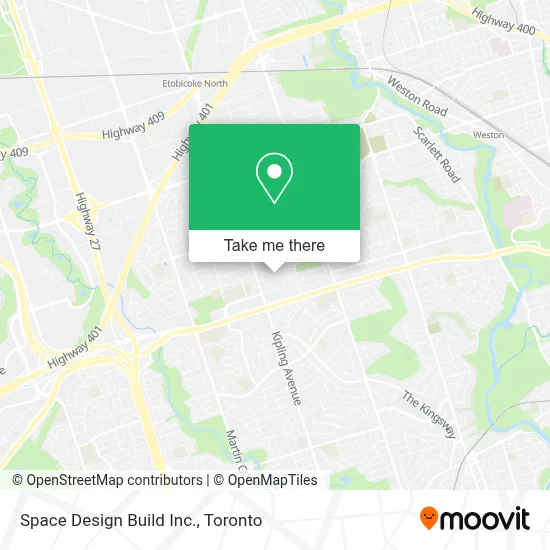 Space Design Build Inc. map