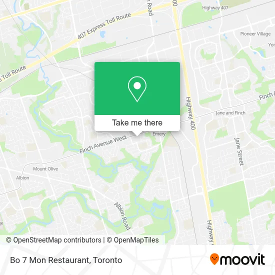 Bo 7 Mon Restaurant map