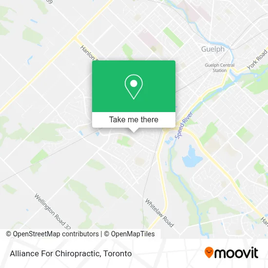 Alliance For Chiropractic map