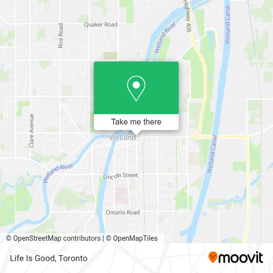 Life Is Good map