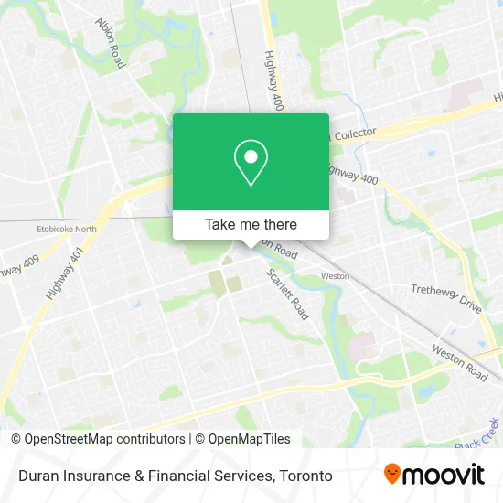Duran Insurance & Financial Services map