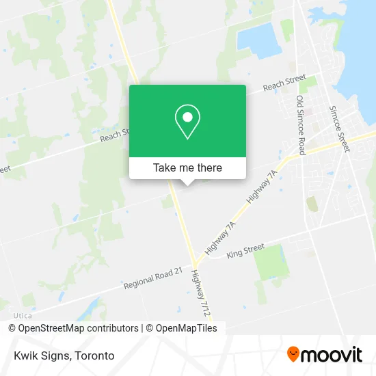 Kwik Signs map