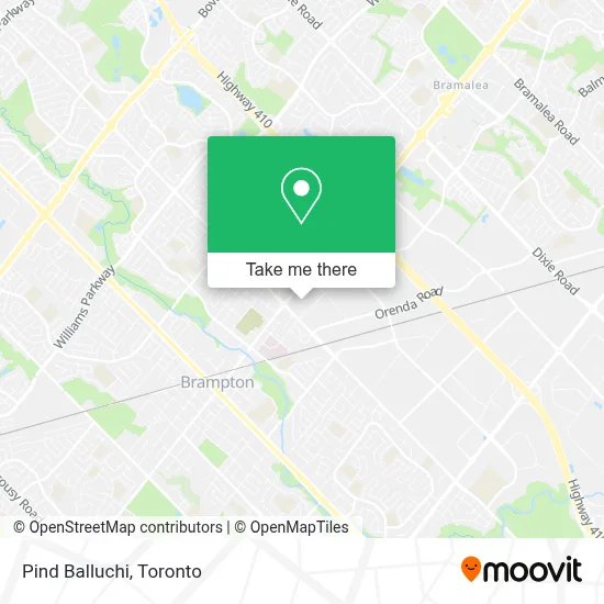 Pind Balluchi map