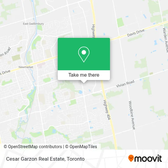 Cesar Garzon Real Estate map