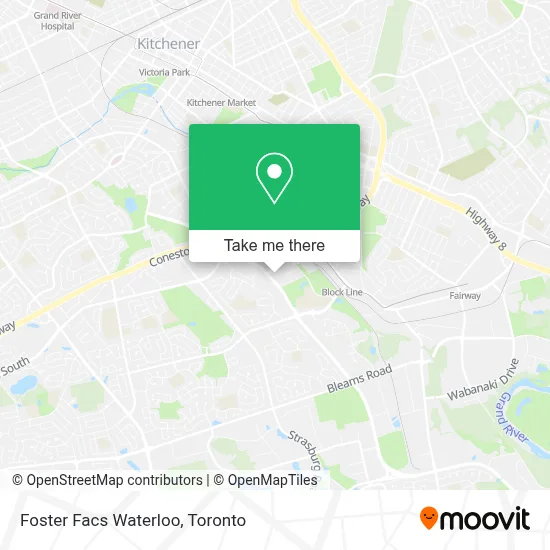 Foster Facs Waterloo map