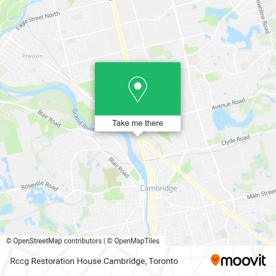 Rccg Restoration House Cambridge map