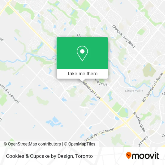 Cookies & Cupcake by Design map