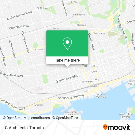 G Architects map