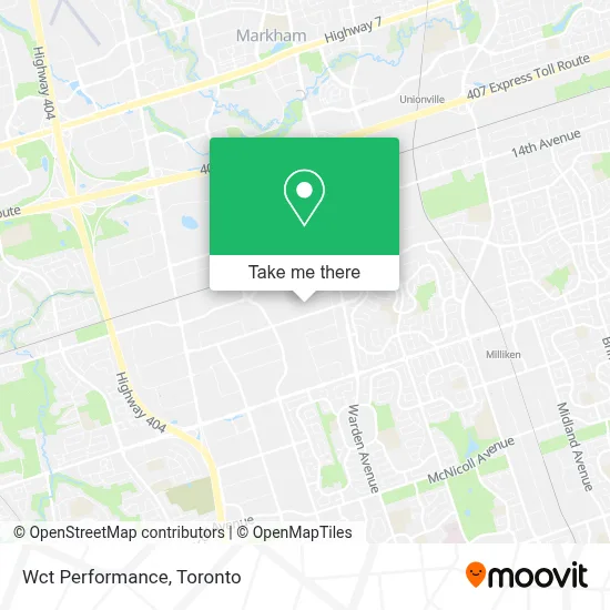 Wct Performance map