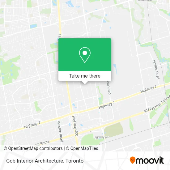 Gcb Interior Architecture map