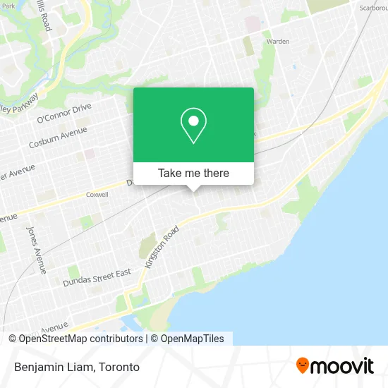 Benjamin Liam map