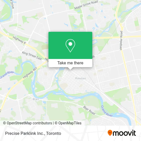 Precise Parklink Inc. map