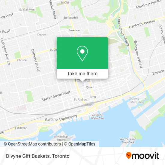 Divyne Gift Baskets map