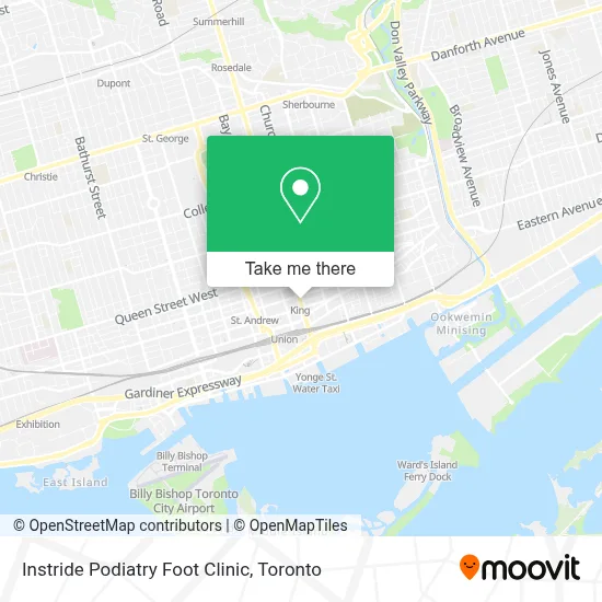 Instride Podiatry Foot Clinic map