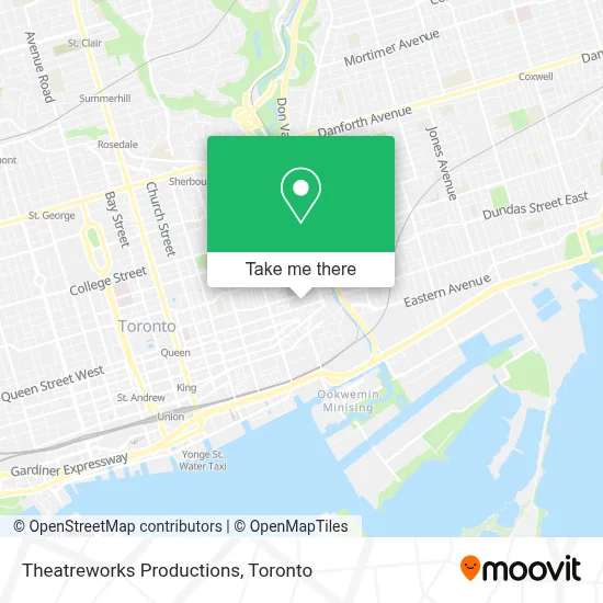 Theatreworks Productions map