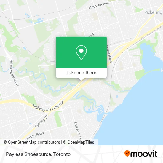 Payless Shoesource map