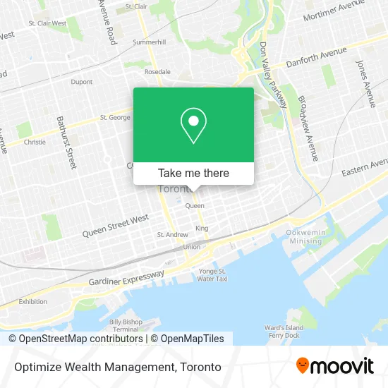 Optimize Wealth Management map