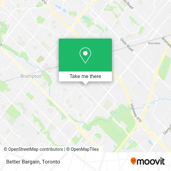 Better Bargain map