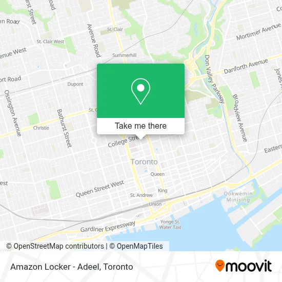 Amazon Locker - Adeel map