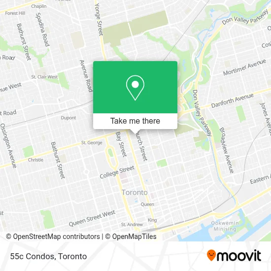 55c Condos map