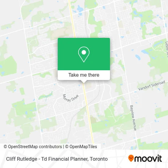 Cliff Rutledge - Td Financial Planner map