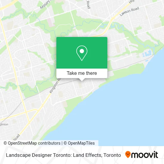 Landscape Designer Toronto: Land Effects map
