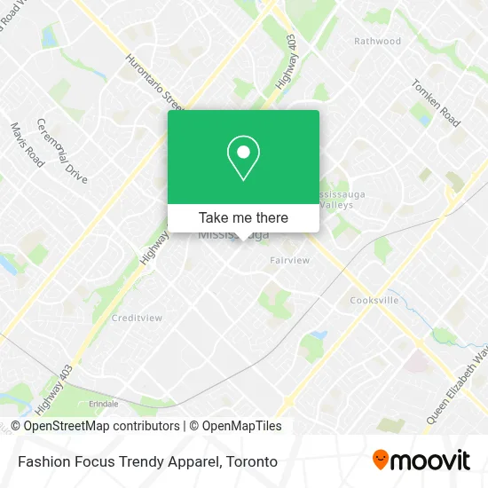 Fashion Focus Trendy Apparel map