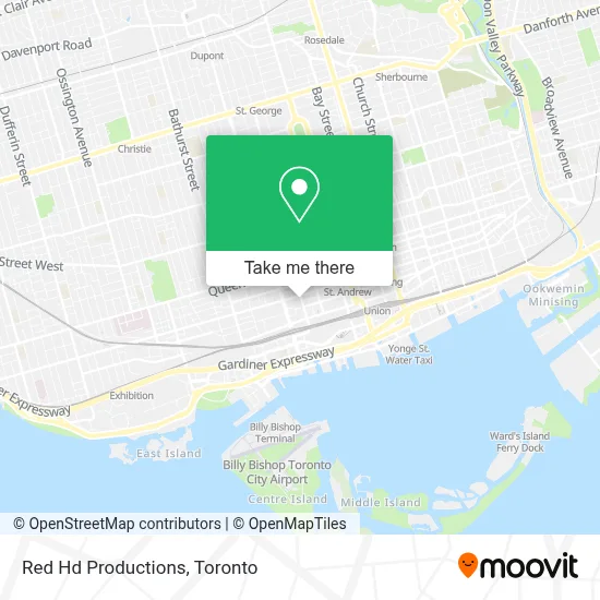 Red Hd Productions map