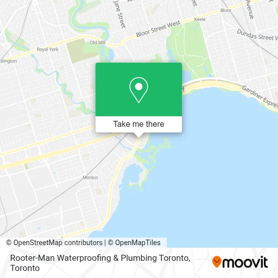 Rooter-Man Waterproofing & Plumbing Toronto map