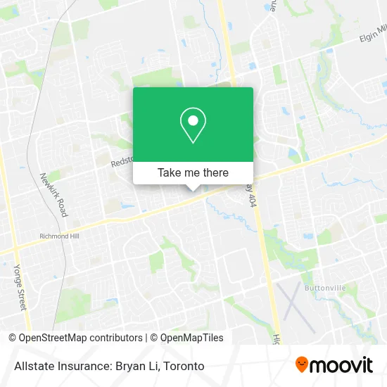Allstate Insurance: Bryan Li map