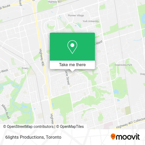 6lights Productions map