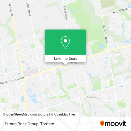 Strong Base Group map