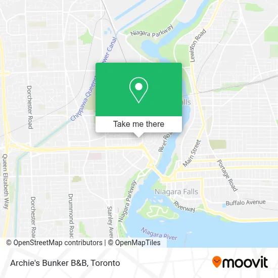Archie's Bunker B&B map