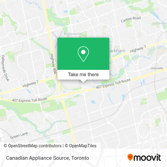 Canadian Appliance Source map